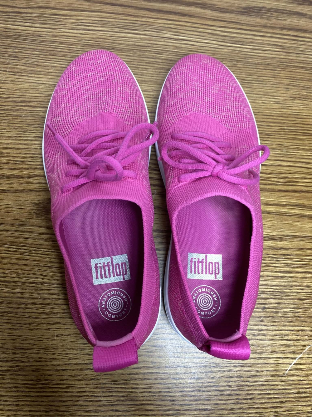 FitFlop Women's Anatomicush Comfort Sneakers Shoes Style L39-561 Size 8 Pink - Picture 3 of 8